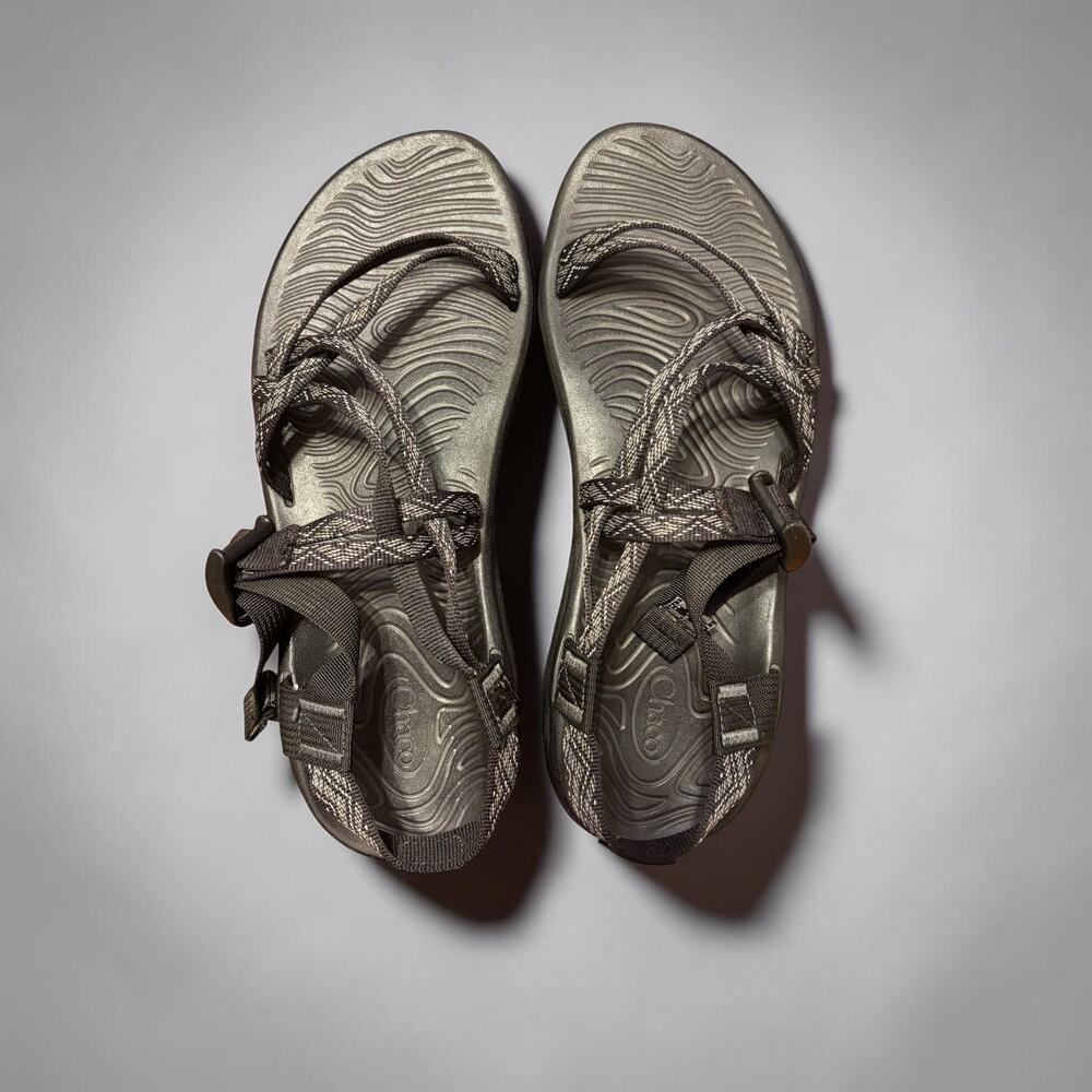 Chaco Z/Cloud Sport Sandals Women's 11 Black Gray Hiking Comfort Outdoor